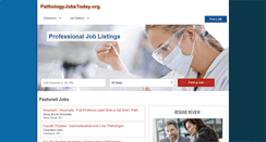 Desktop Screenshot of careers.pathologyjobstoday.org