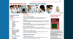 Desktop Screenshot of pathologyjobstoday.org